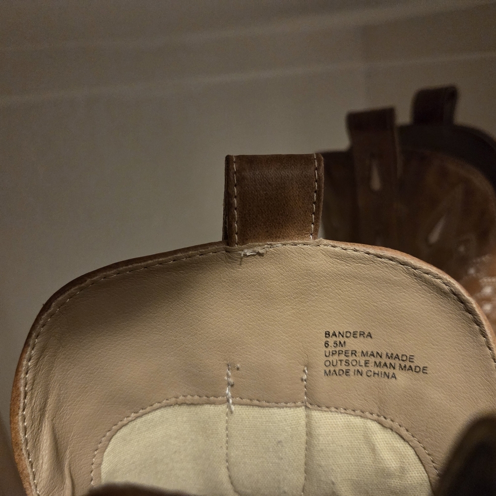 Coconuts For Altar'd State Banderas Pink/Tan Boots 6.5 Womens - Picture 5 of 6